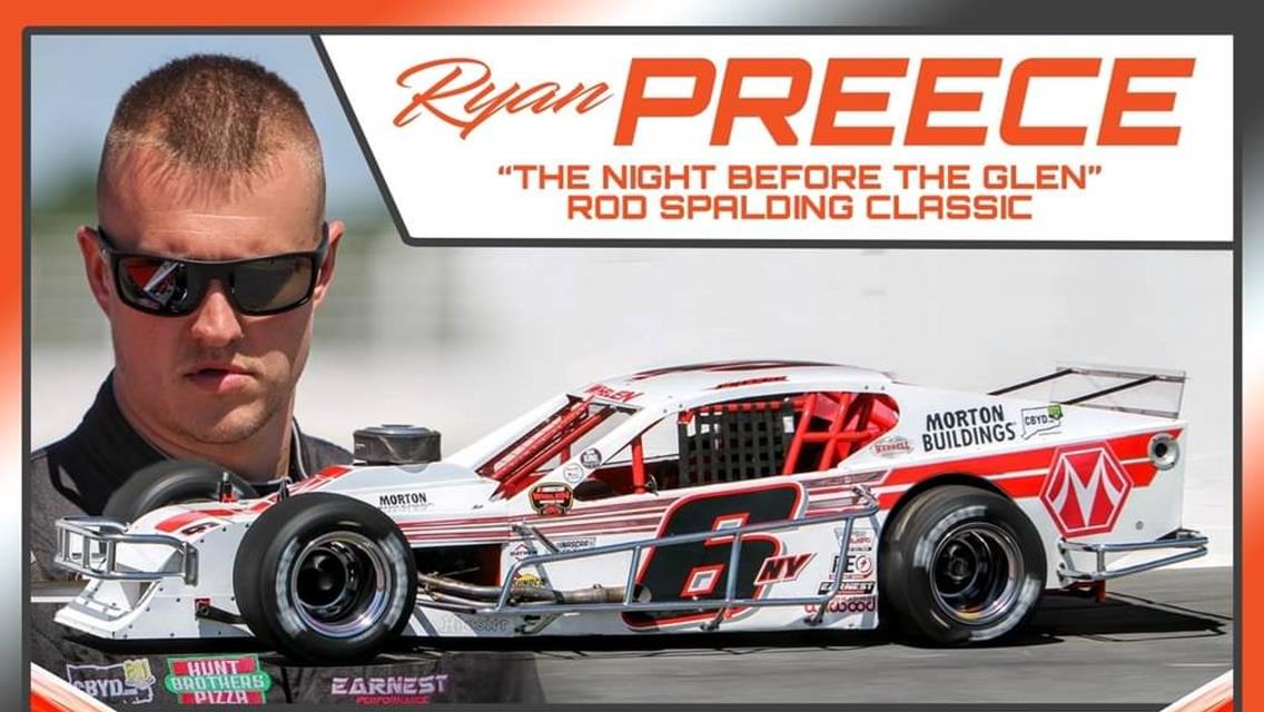 FIRST 500 FANS THROUGH THE GATE TO RECEIVE RYAN PREECE “HERO CARD” FOR THE ROD SPALDING CLASSIC AT CHEMUNG SPEEDROME