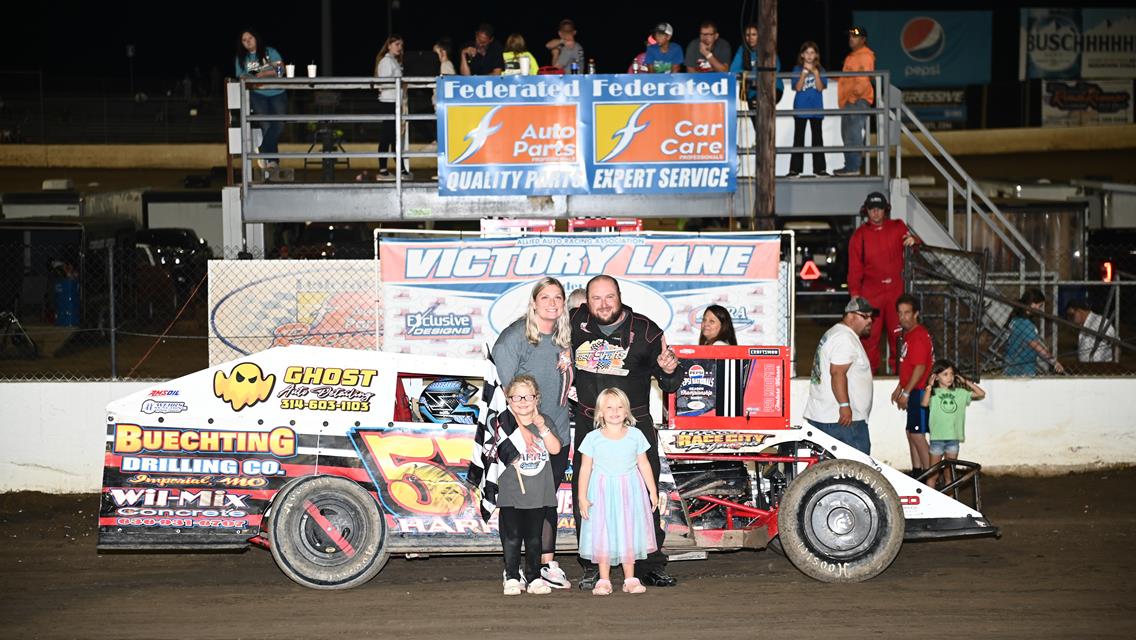 Blaze Burwell, Timmy Hill, Trey Harris, Josh Hawkins, Austin Harris &amp; Cruz Griffaw take wins at Federated Auto Parts Raceway at I-55