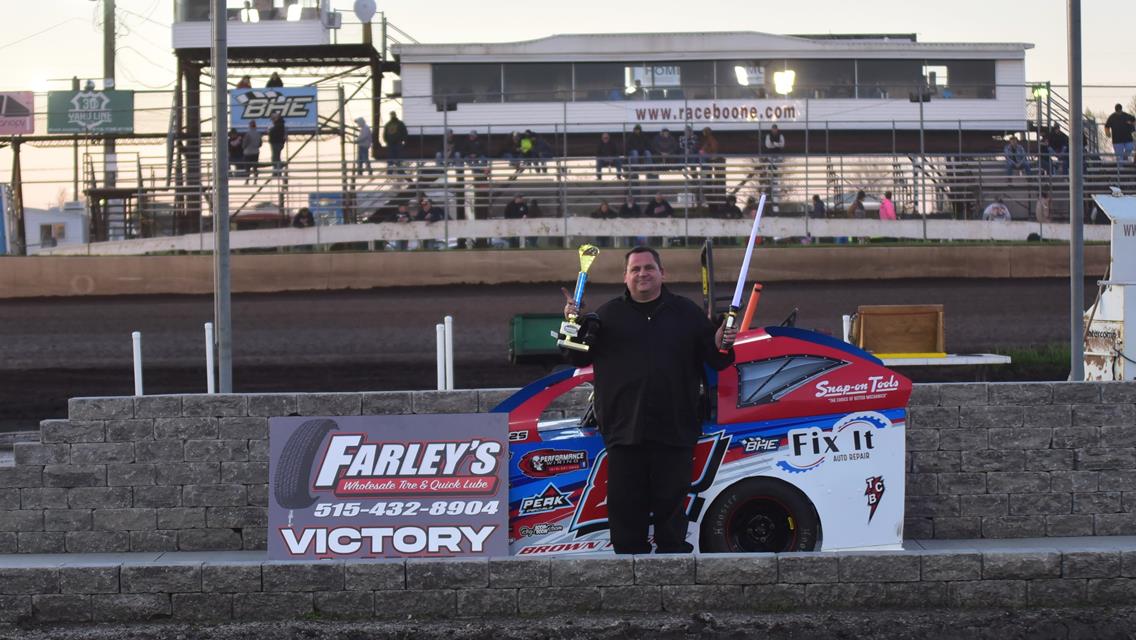 McBirnie Wins a Shootout; Brown, Harris, Gustin, and Knutson Claim Car Wars at Boone