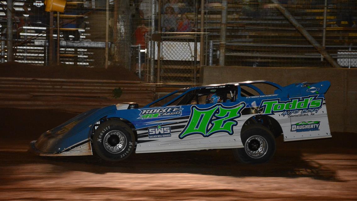 Sheppard Bests Late Models; Cisney Tames Sprints; Williamson Takes 3rd Straight; Dietz and Easler Split Stocks