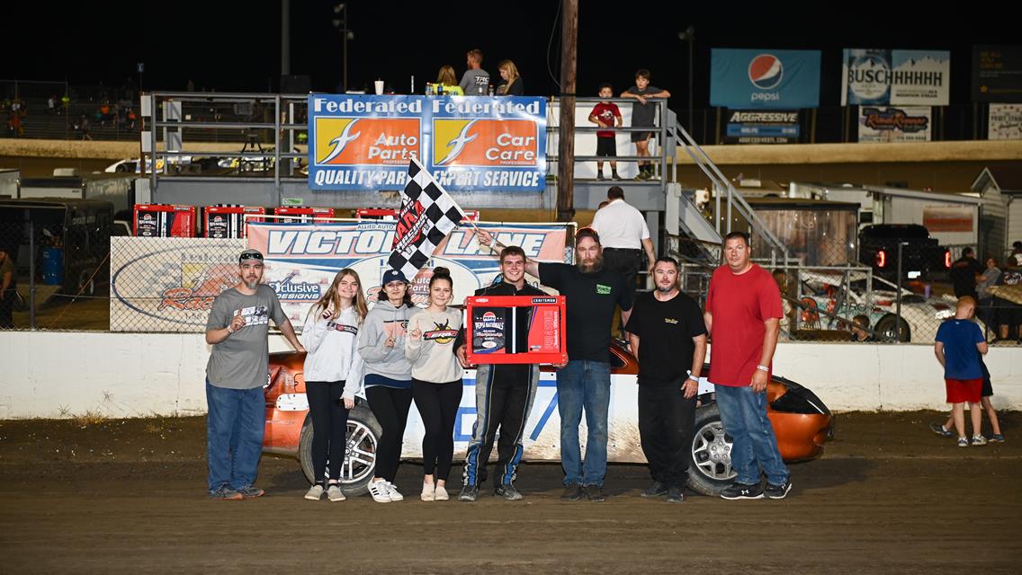 Blaze Burwell, Timmy Hill, Trey Harris, Josh Hawkins, Austin Harris &amp; Cruz Griffaw take wins at Federated Auto Parts Raceway at I-55