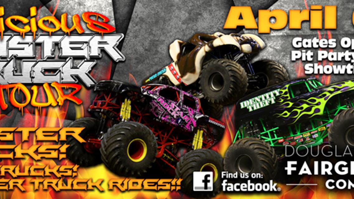 Monster Trucks Douglas County Fairgrounds April 6 &amp; 7