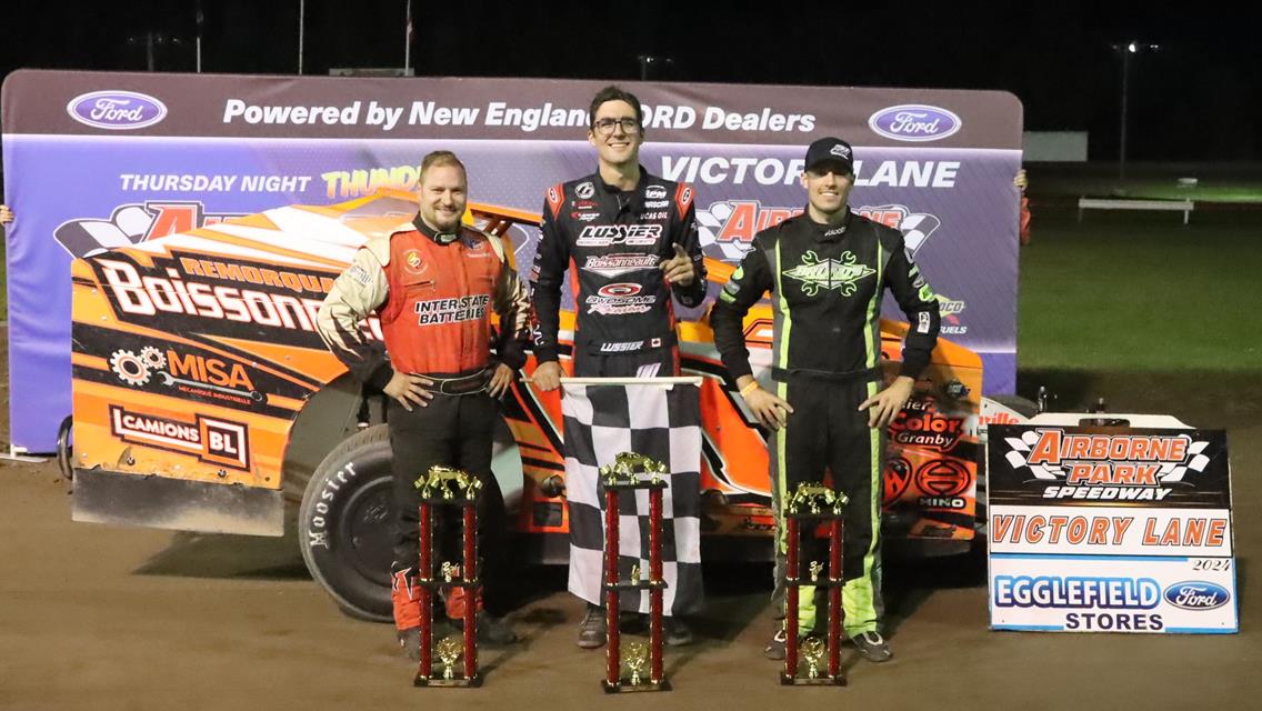 Lussier locks-in to Vermont 200 with 50-lap win