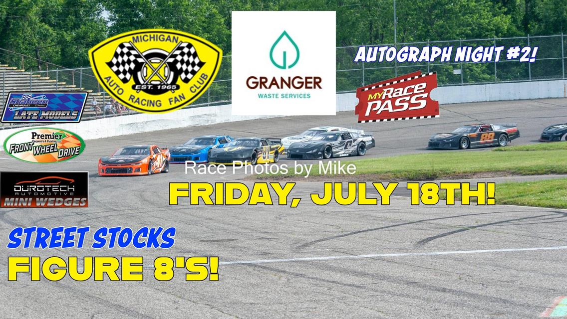 RACE DAY! Welcome Granger Waste Services &amp; Michigan Auto Racing Fan Club