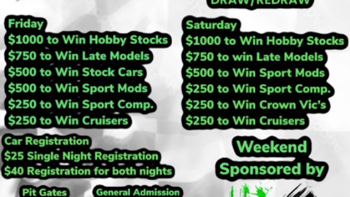 $1000 to win Hobby Stock Special !!!!!