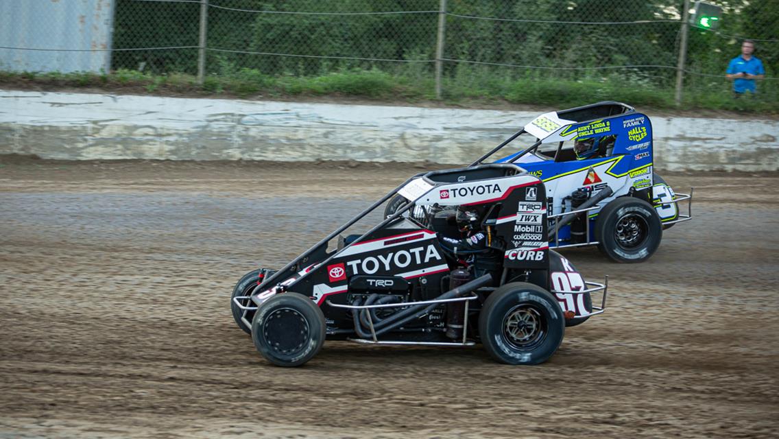Crouch Earns A Main Start During Debut at Kokomo and First Weekend With USAC National Midgets
