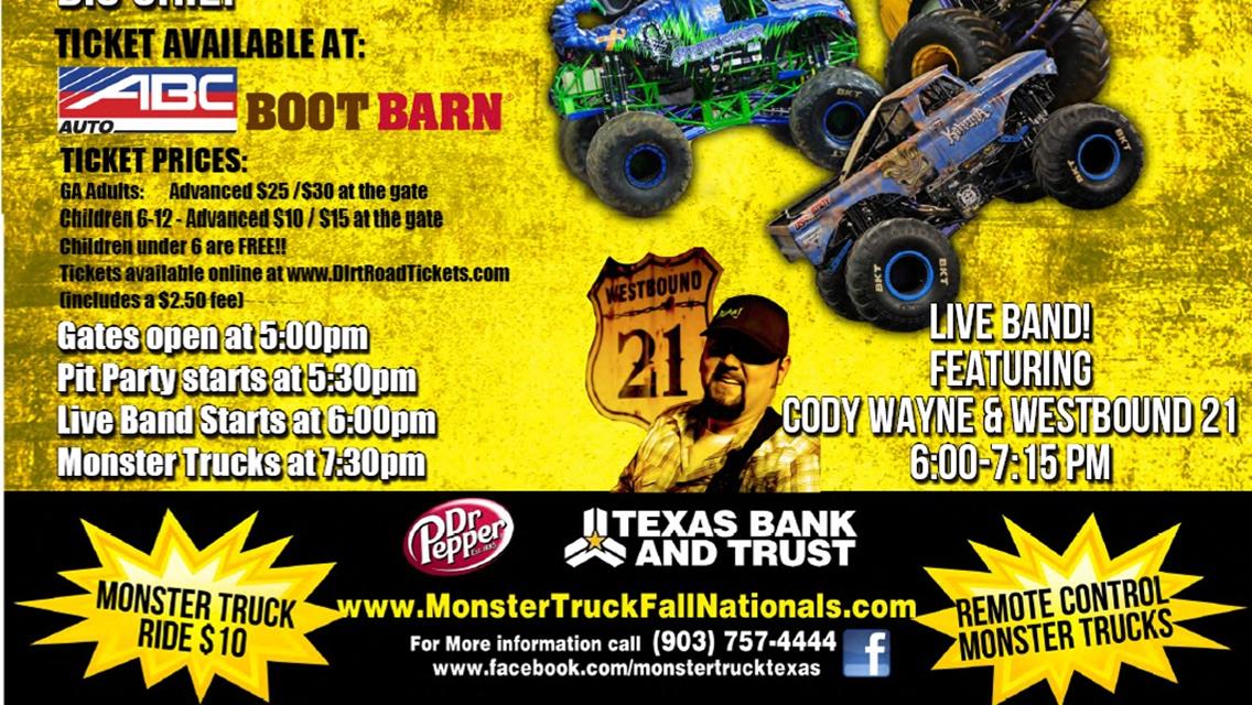 8th Annual Monster Truck Fall Nationals Returns!