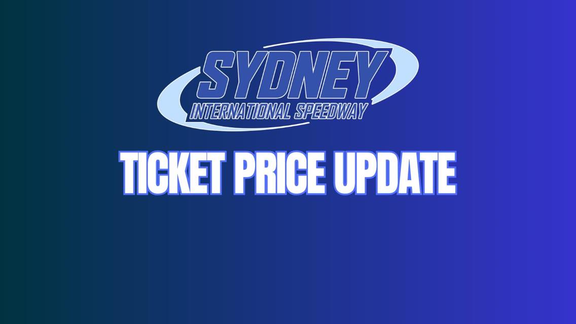 An update from the Directors/Lease Holders of Sydney International Speedway