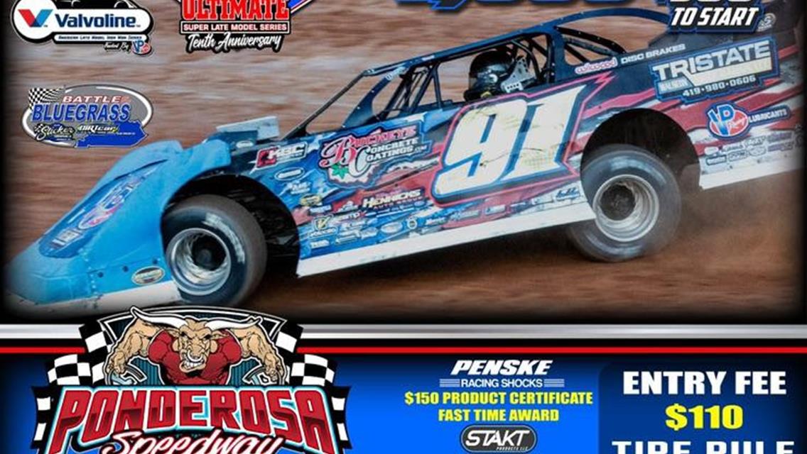 Super Late Models Return to Ponderosa Speedway on August 22 for Red Clay Bash