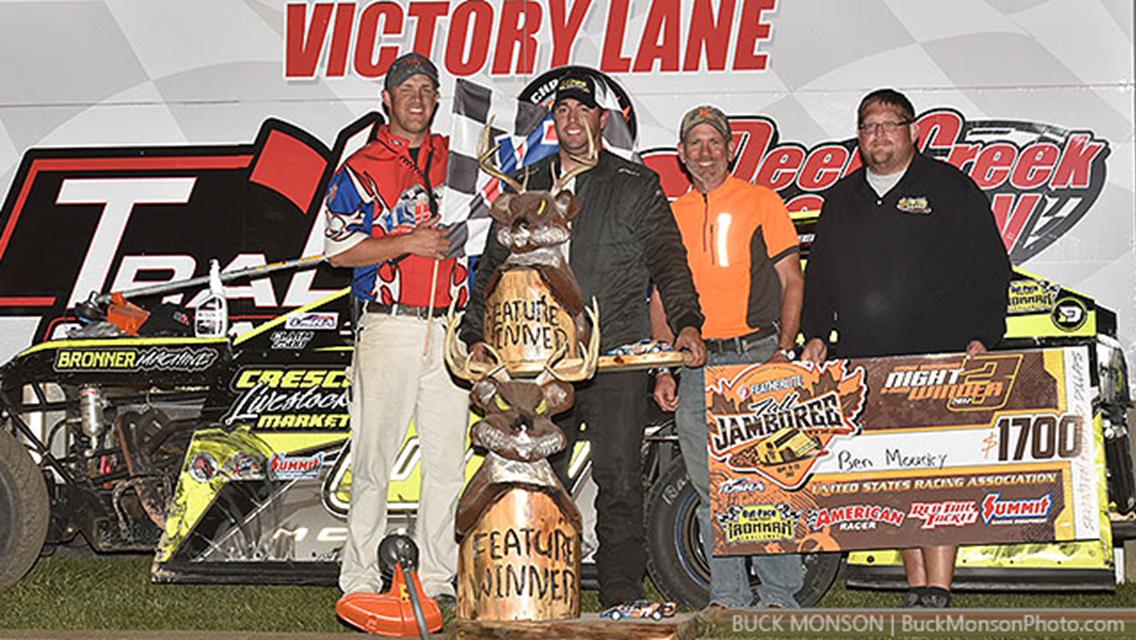 Moudry hits paydirt in Featherlite Fall Jamboree finale