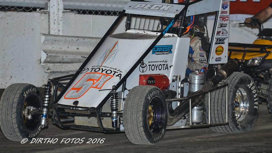 Peck Garners Four Straight Top-Ten Finishes in POWRi Action