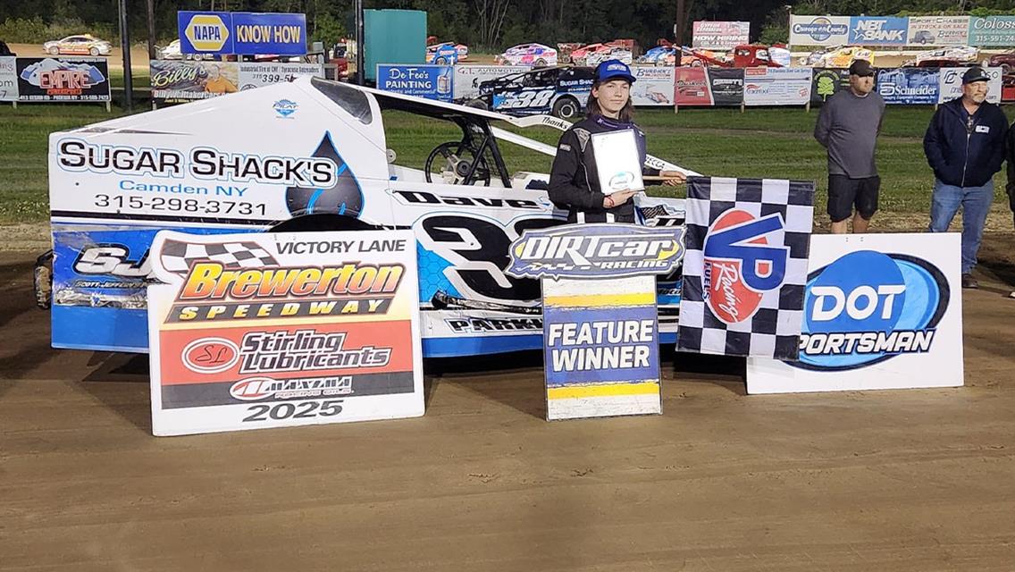 Jason Parkhurst Jr. Earns First Career DIRTcar Sportsman Series Win at Brewerton