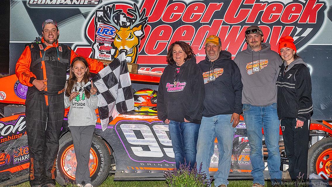 Grinstead, Kruse, Bartel share Deer Creek winner&#39;s circle
