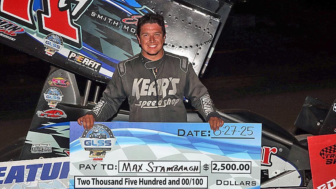 Stambaugh Prevails in Thrilling GLSS Champion&#39;s Duel at Tri-City Motor Speedway