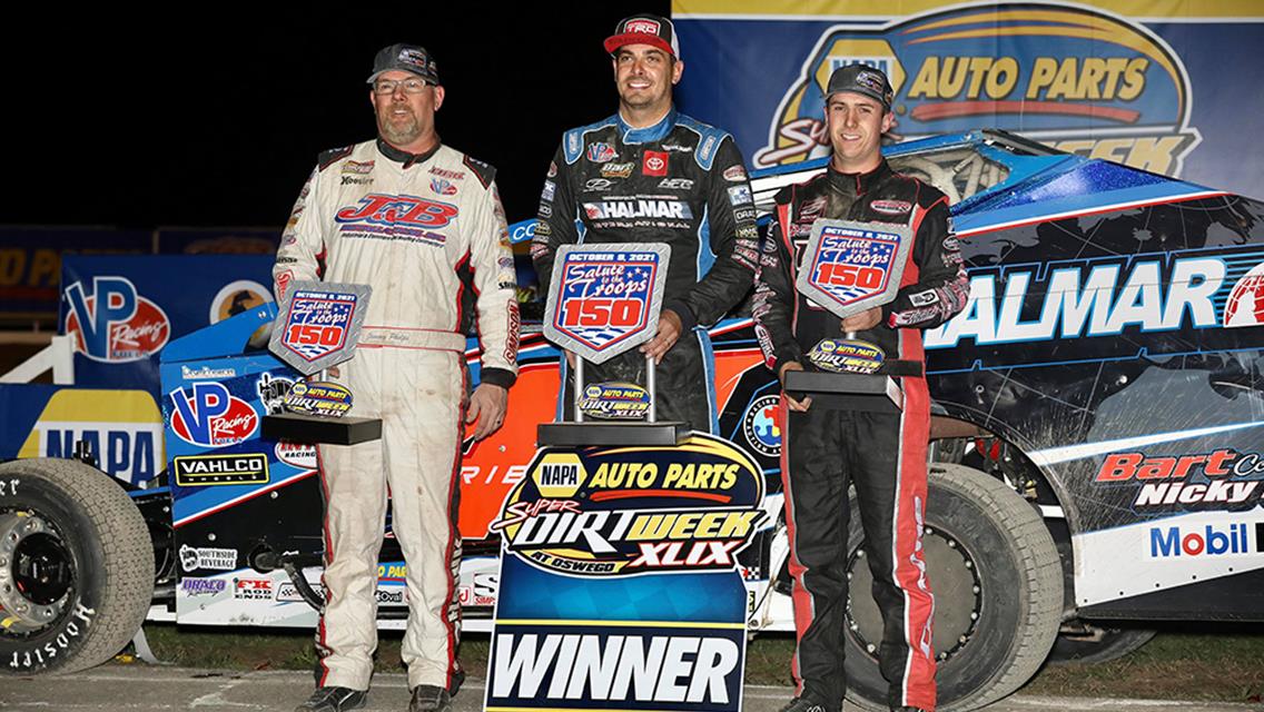 Stewart Friesen wins his first Salute to the Troops 150