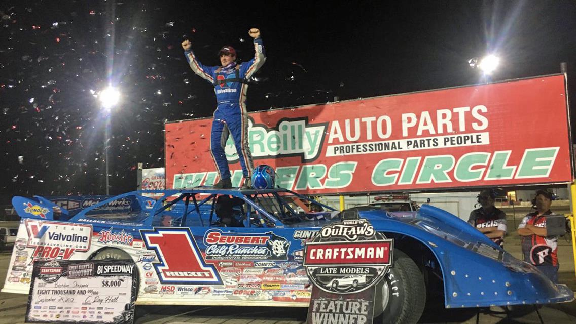 Sheppard completes WOO Late Model sweep at 81 Speedway