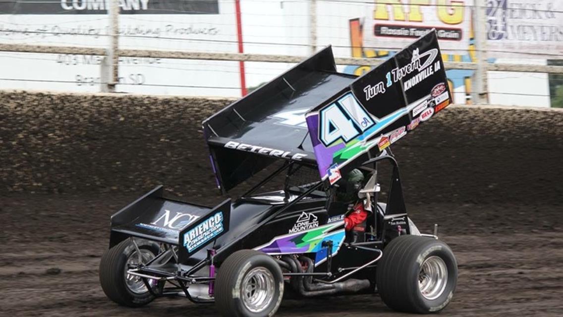 Beierle Reaches First 410 Feature with National Sprint League at Huset’s