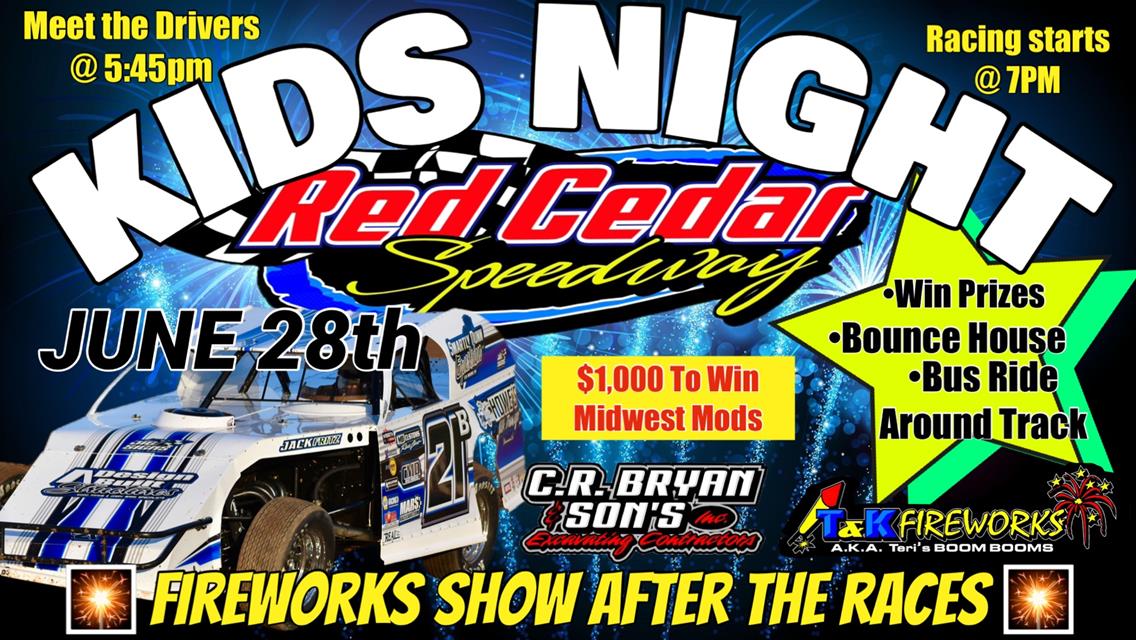 Kids Night and Roger Rieck Memorial Midwest Modified Special UP NEXT