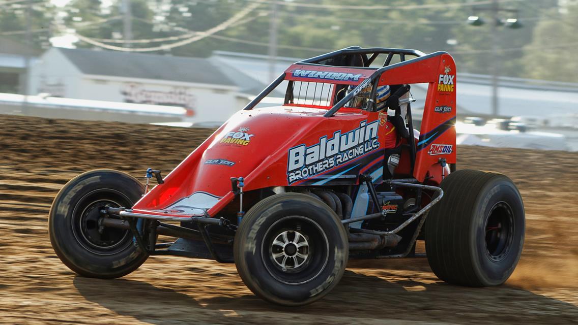 WINDOM WINS POWRI LUCAS OIL WAR EAST FRESH OFF NASCAR START