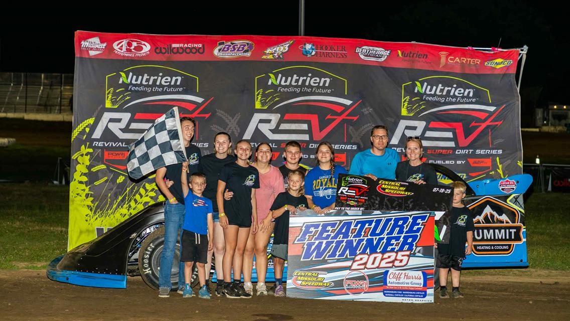 Marrant, Poe, Clancy, Galvin, and Schultz Victorious at Central Missouri Speedway!