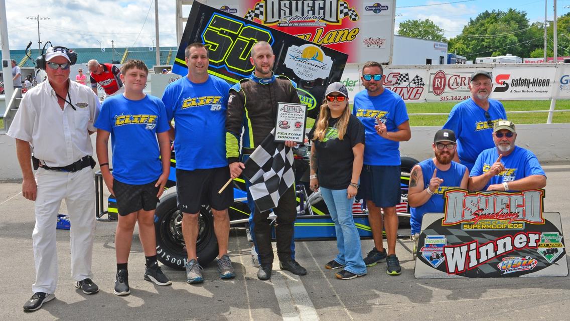 “Get Well Soon Dave Cliff:” Saturday’s J&amp;S Paving 350 Supermodified ‘Clash for Cliff’ Pays $2,050 to Win in Support of Barbeau Racing