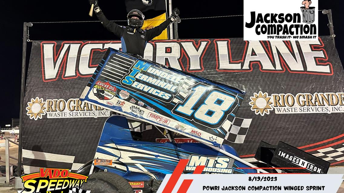 Lorne Wofford Wins in Jackson Compaction POWRi Vado 305 Sprint Feature