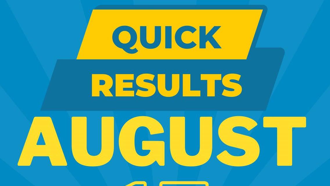 Quick Results - August 17, 2024