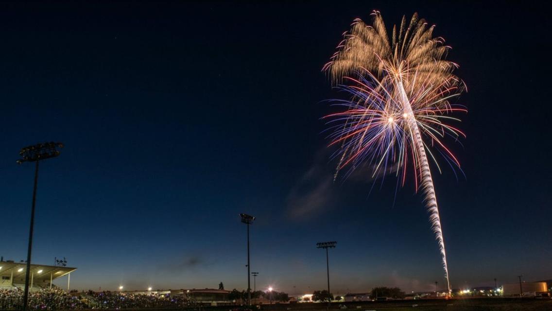 Fireworks and Auto Racing on July 4th