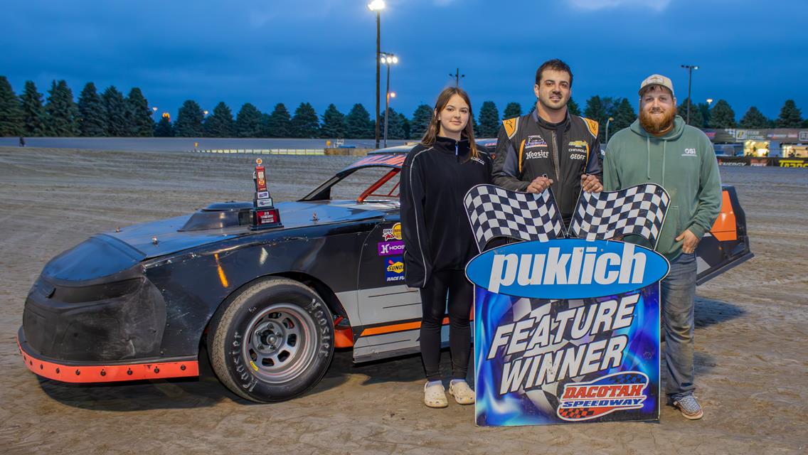 HELLMAN CRUISES TO DACOTAH SPEEDWAY VICTORY