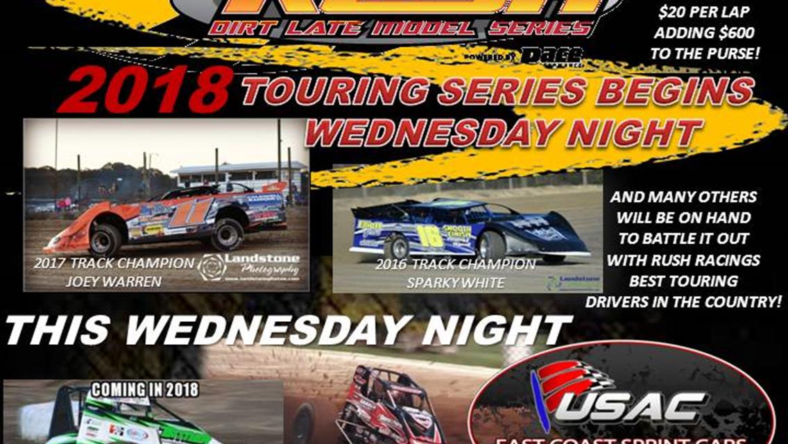 This Wednesday Night April 18 Speed Week Begins! 24 hours away!