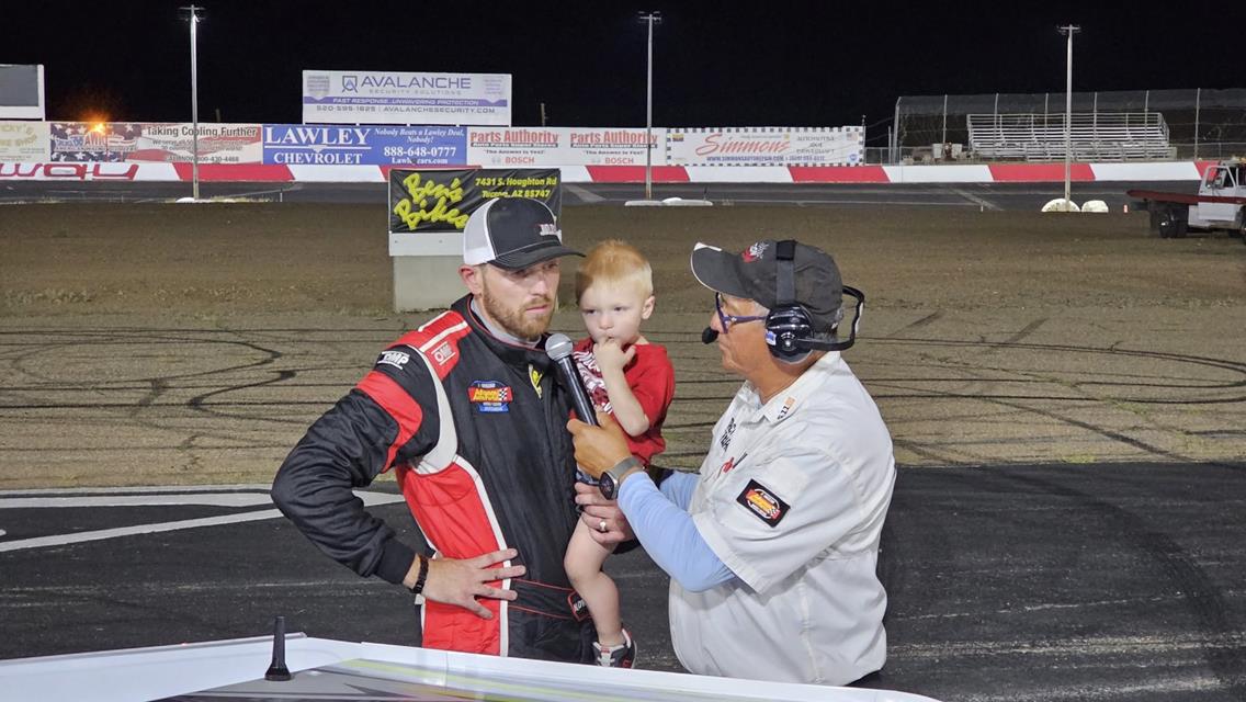 Nick O&#39;Neil brings home second 2025 victory at Tucson Speedway