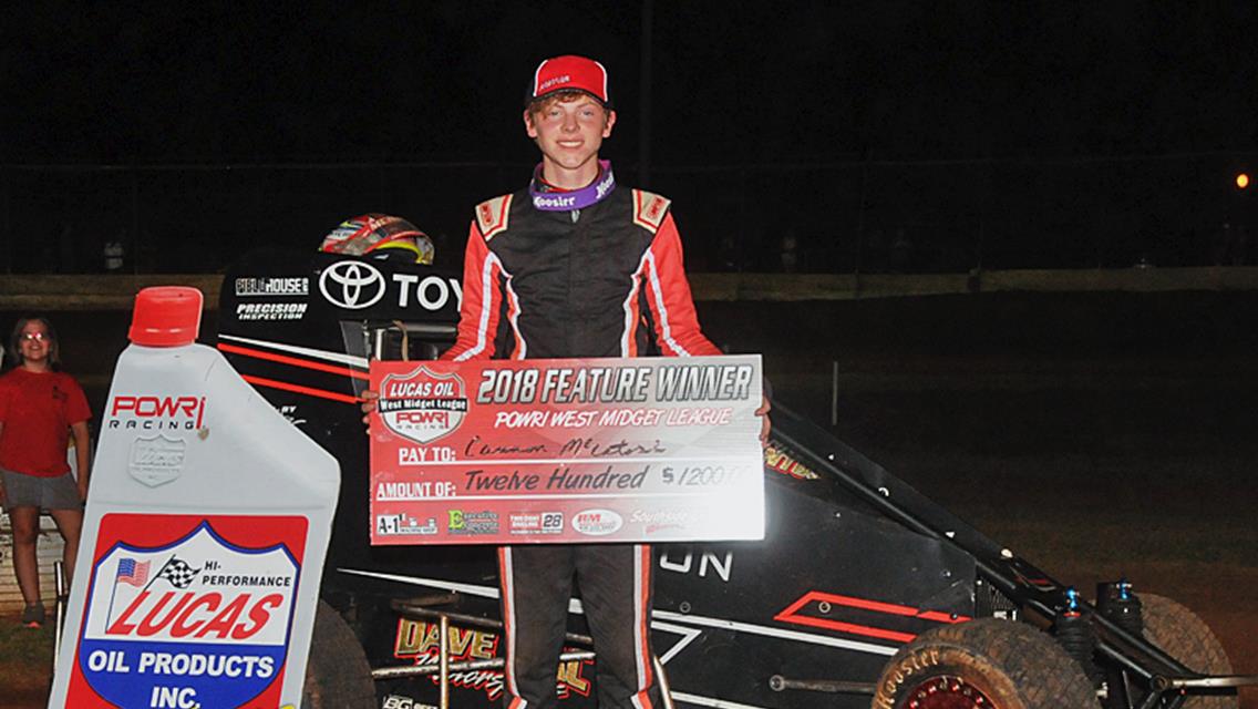 Cannon McIntosh Fires Off First POWRi West Win of the Year in OKC