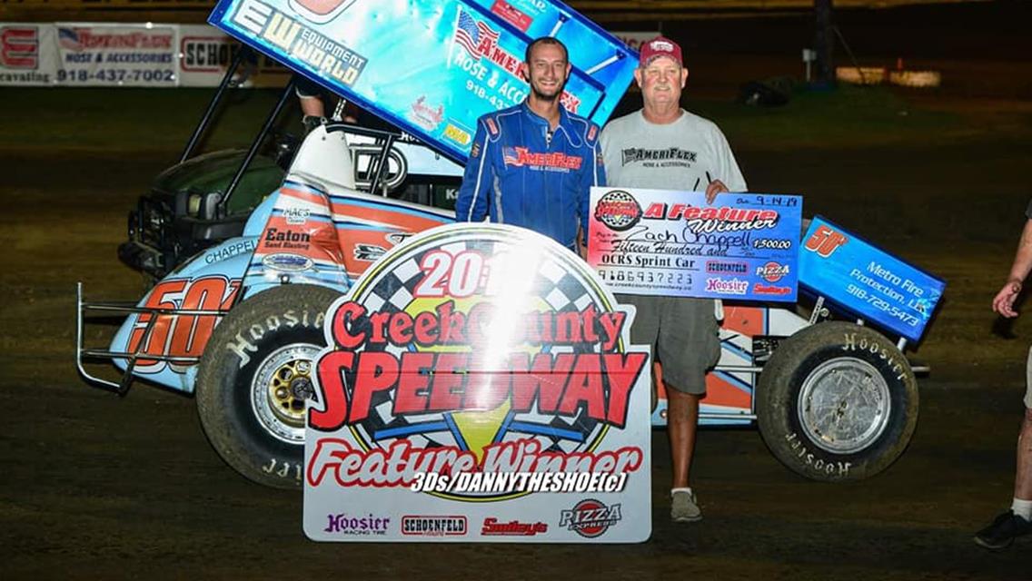 Zach Chappell Tops OCRS Showdown At Creek County Speedway
