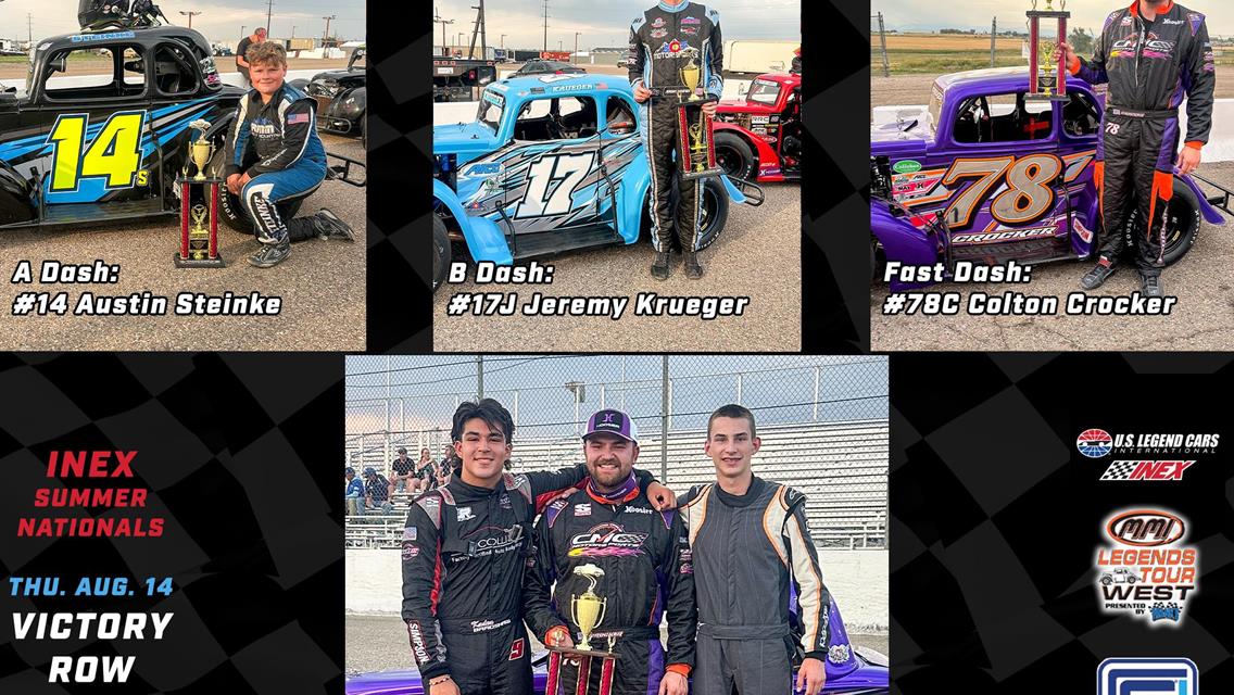 Colorado National Speedway Aug. 16 Winners Circle.
