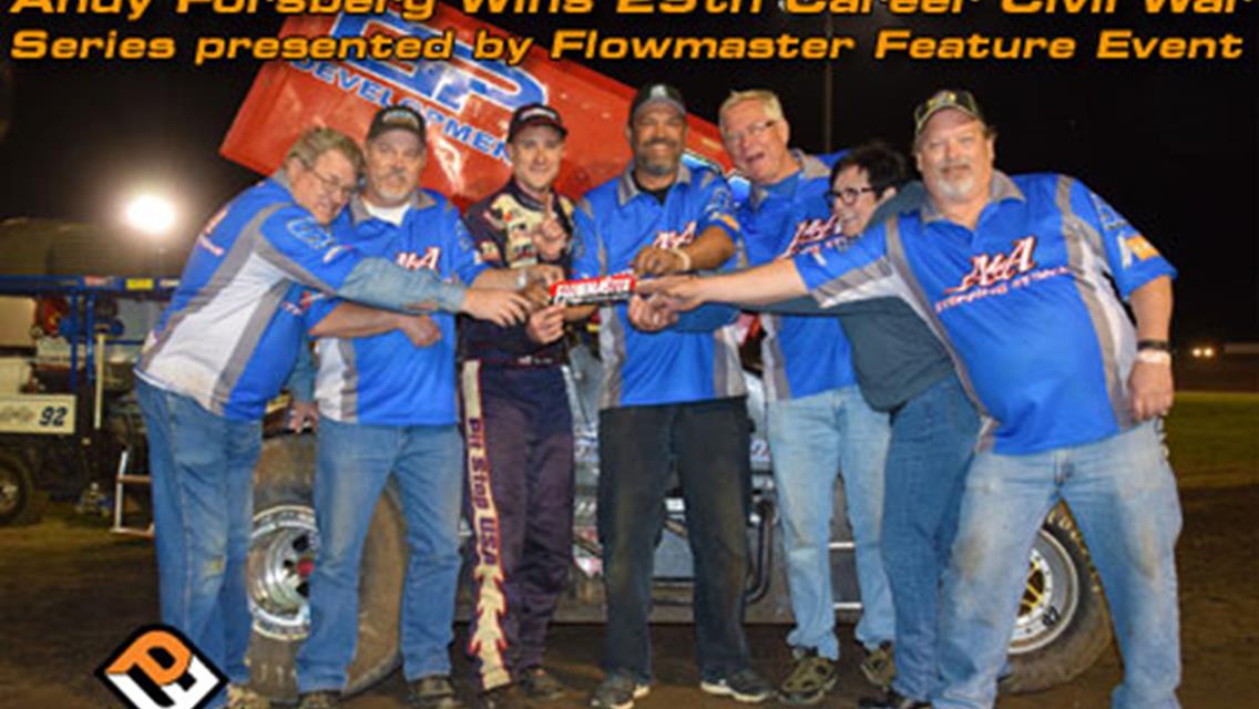 Andy Forsberg Wins 29th Career Civil War Series presented by Flowmaster Feature Event