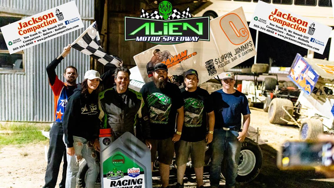 Charlie Graham Captures Alien Super Sprint Feature Victory