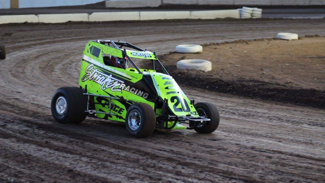 Jarrett Martin Finishes Third in Non-Wing Micro Event at Central Arizona Speedway