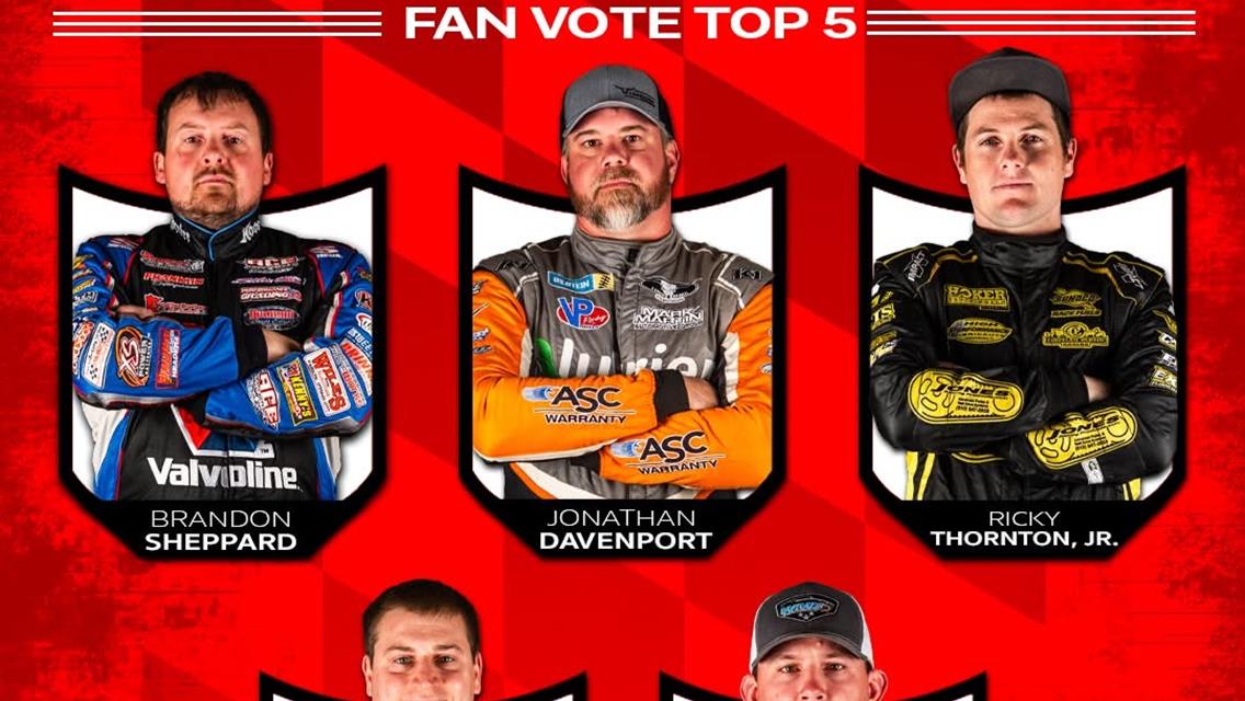 LOLMDS Most Popular Driver Standings - 6/3/2025