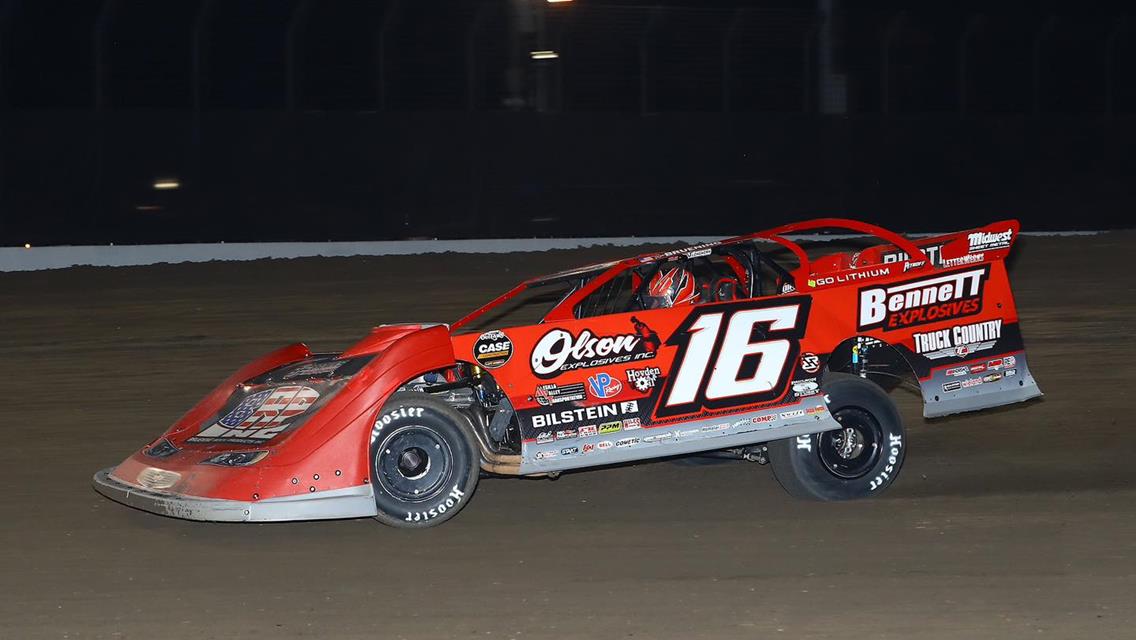 Davenport Speedway (Davenport, IA) – Lucas Oil Midwest Late Model Racing Association – Corn State Nationals – September 13th-14th, 2024. (Mike Ruefer Photo)