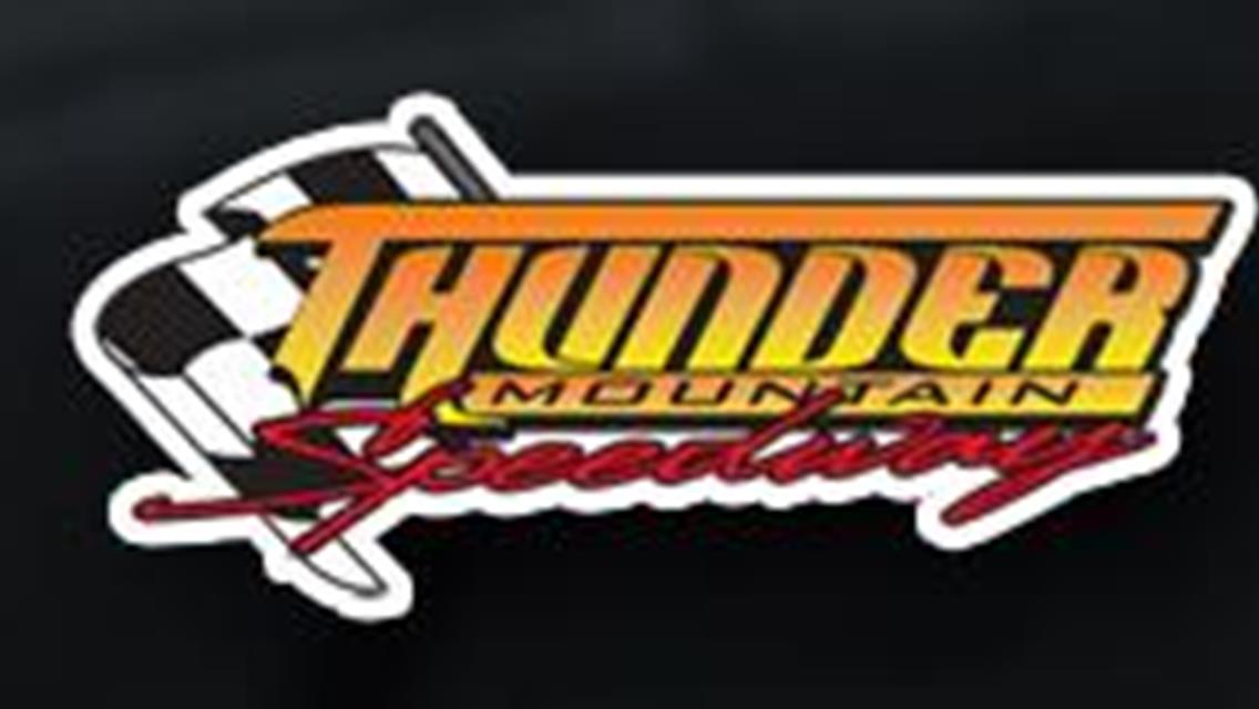 CRSA Heads to Thunder Mountain Speedway this Saturday Night – 9/5/15!!