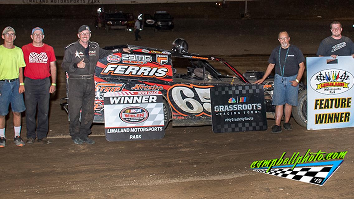 Sherman, Horstman, and Anderson tops at Limaland on Family Fun Night.