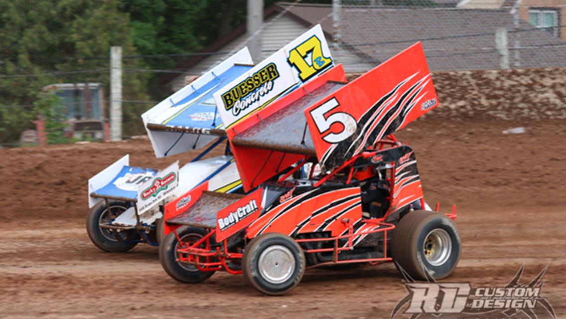 RACING RESUMES! BALOG EXTENDS WIN STREAK IN BUMPER TO BUMPER IRA OUTLAW SPRINTS WITH PLYMOUTH VICTORY