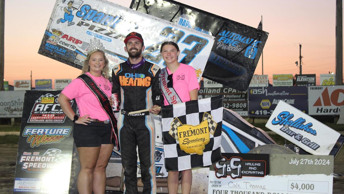 Thomas breaks through for 2nd 410 Fremont win