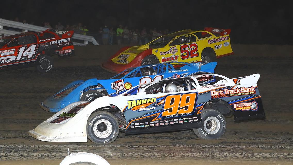 Adams County Speedway (Corning, IA) – Malvern Bank East / West Series – Ray Houck Memorial – July 27th, 2024. (Mike Ruefer Photo)