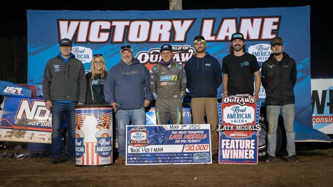 Mississippi Thunder Speedway (Fountain City, WI) – World of Outlaws Real American Late Model Series – Dairyland Showdown – May 2nd-3rd, 2025. (Tyler Rinken photo)
