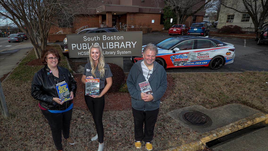 South Boston Speedway, Halifax Co.-South Boston Library System partner for Race to Read initiative