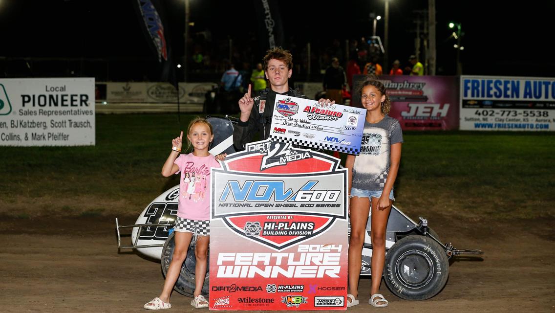 Gaige Weldon Wins Two and Kaiden Lane Returns to NOW600 National Victory Lane at KAM Raceway!