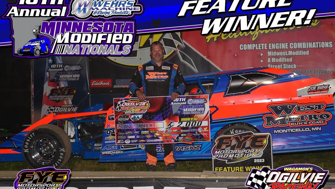 Sabraski Stays Hot - Sweeps Mods and Supers to Open Minnesota Modified Nationals weekend