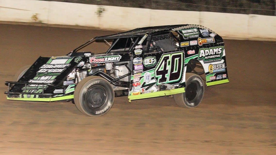 Cut Tire Ends Buzzy Adams Weekend at Madison Speedway