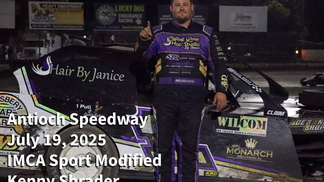 Thomson, Young, Shrader, Machado, Mentch, Brown Score Antioch Speedway Wins